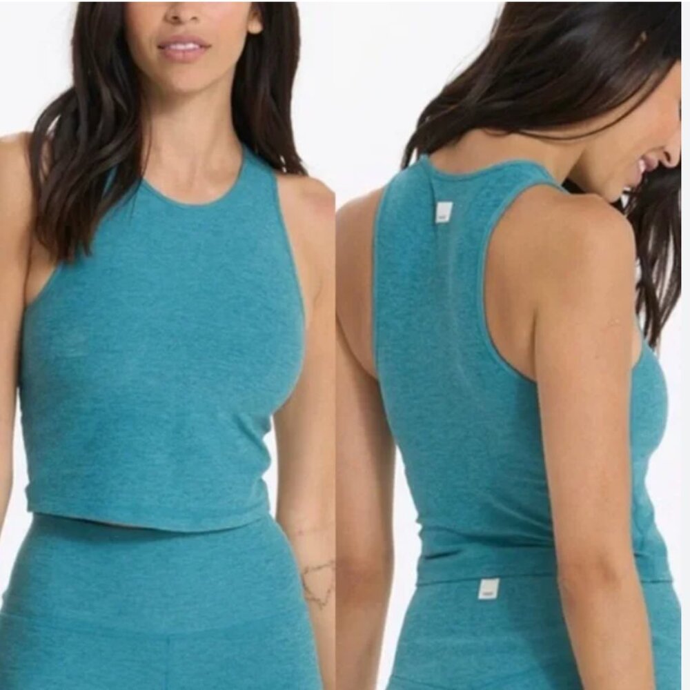 Vuori Teal Tank Top